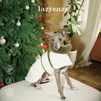 LAZY EAZY Faux Fur-Lined Windproof Cape