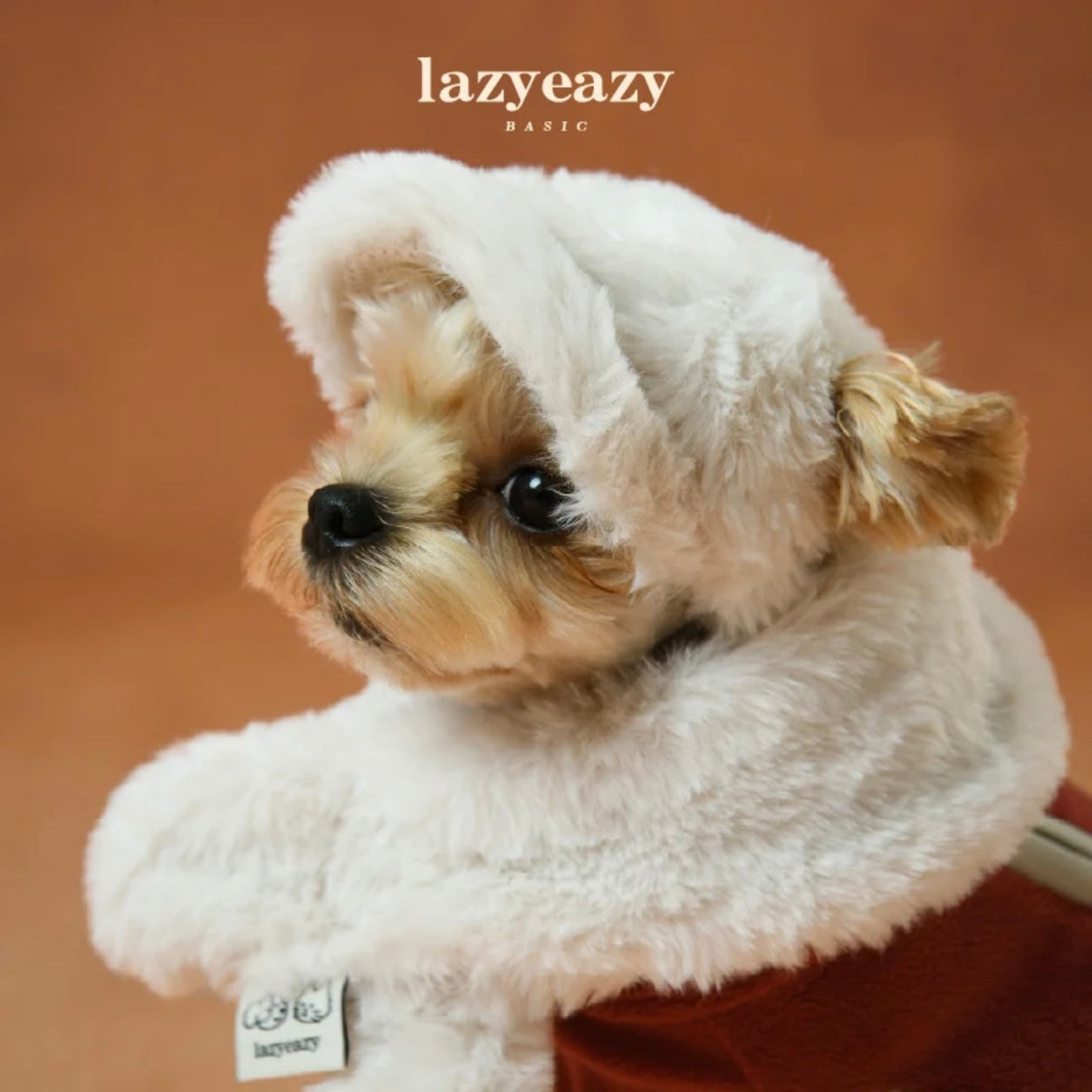 LAZY EAZY Plush Baseball Cap & Neck Warmer Set