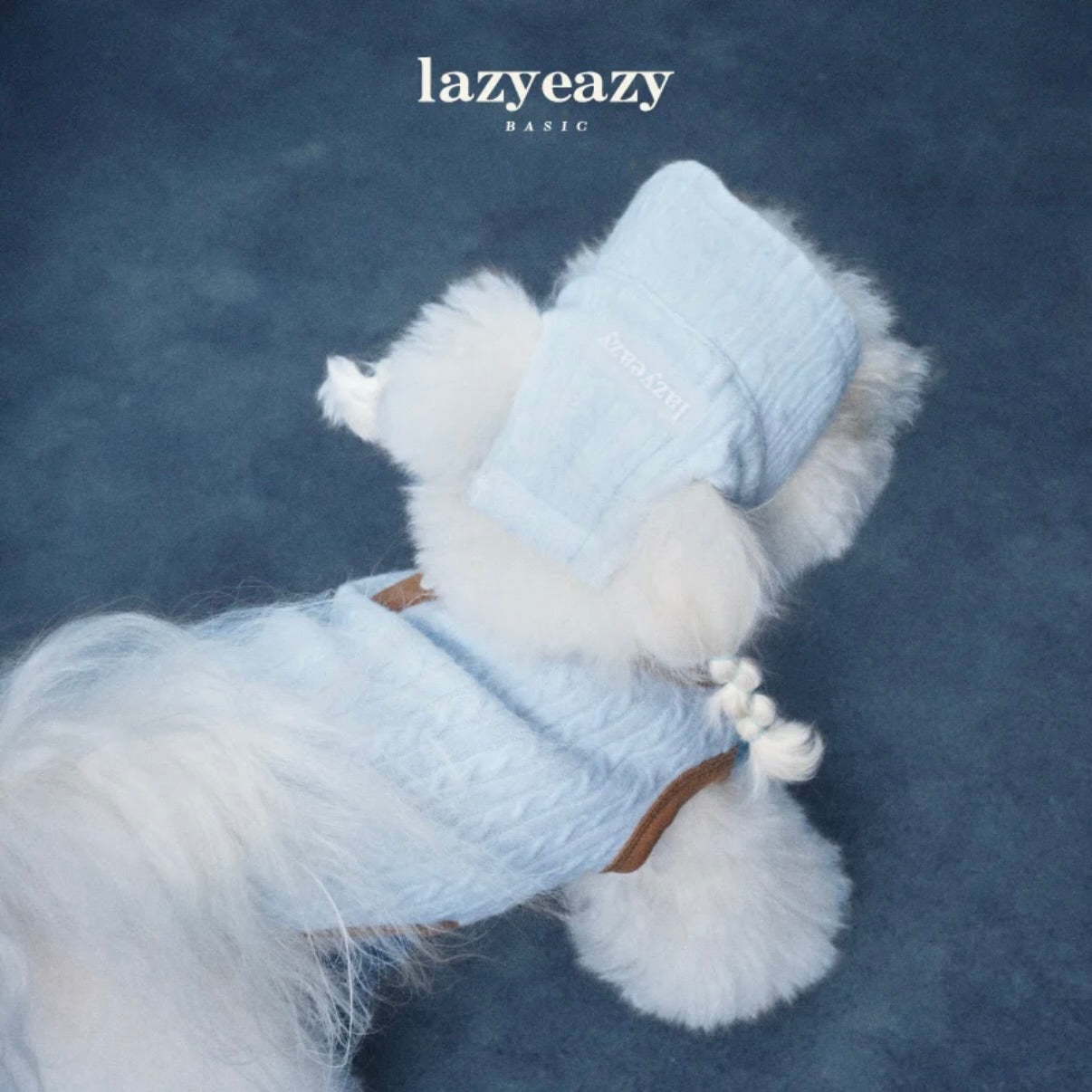 LAZY EAZY Solid-Knit Pet Sun Hat