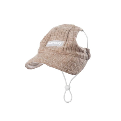 LAZY EAZY Gorro de Sol de Punto Sólido para Mascotas