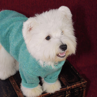 JIUSO Suéter de lana grueso y acogedor para mascotas