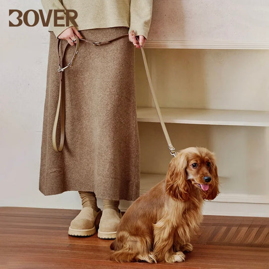 BOVER Multi-Way Crossbody Leather Leash