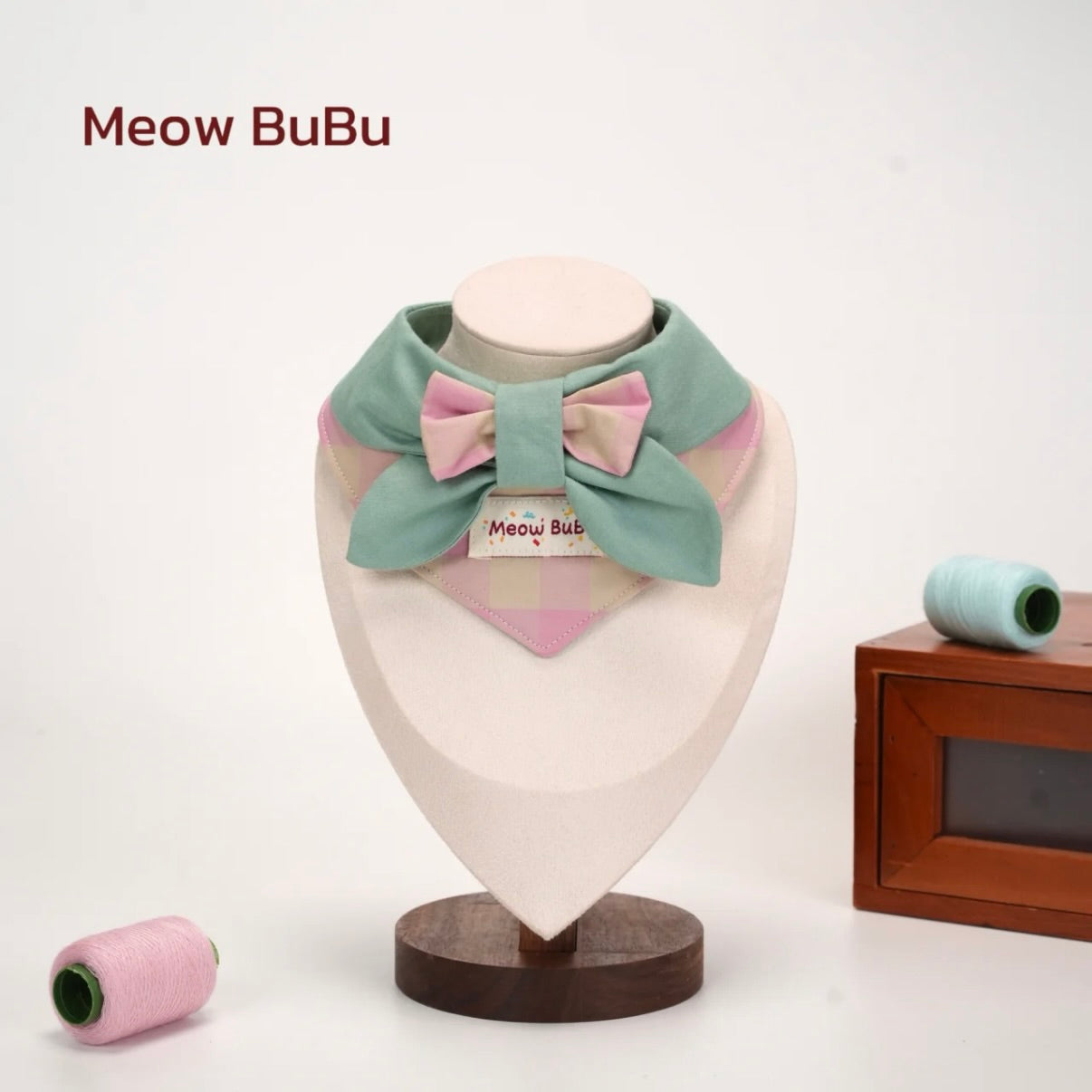 Meow BuBu Circus Sailor-Collar Pet Bib