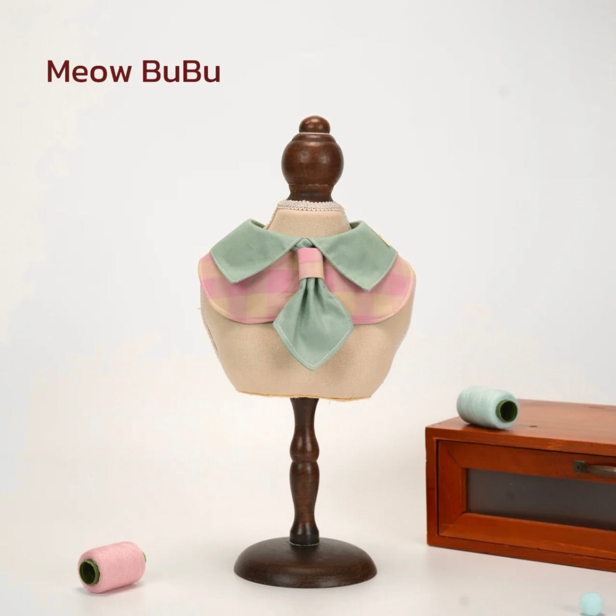 Meow BuBu Circus Sailor-Collar Pet Bib