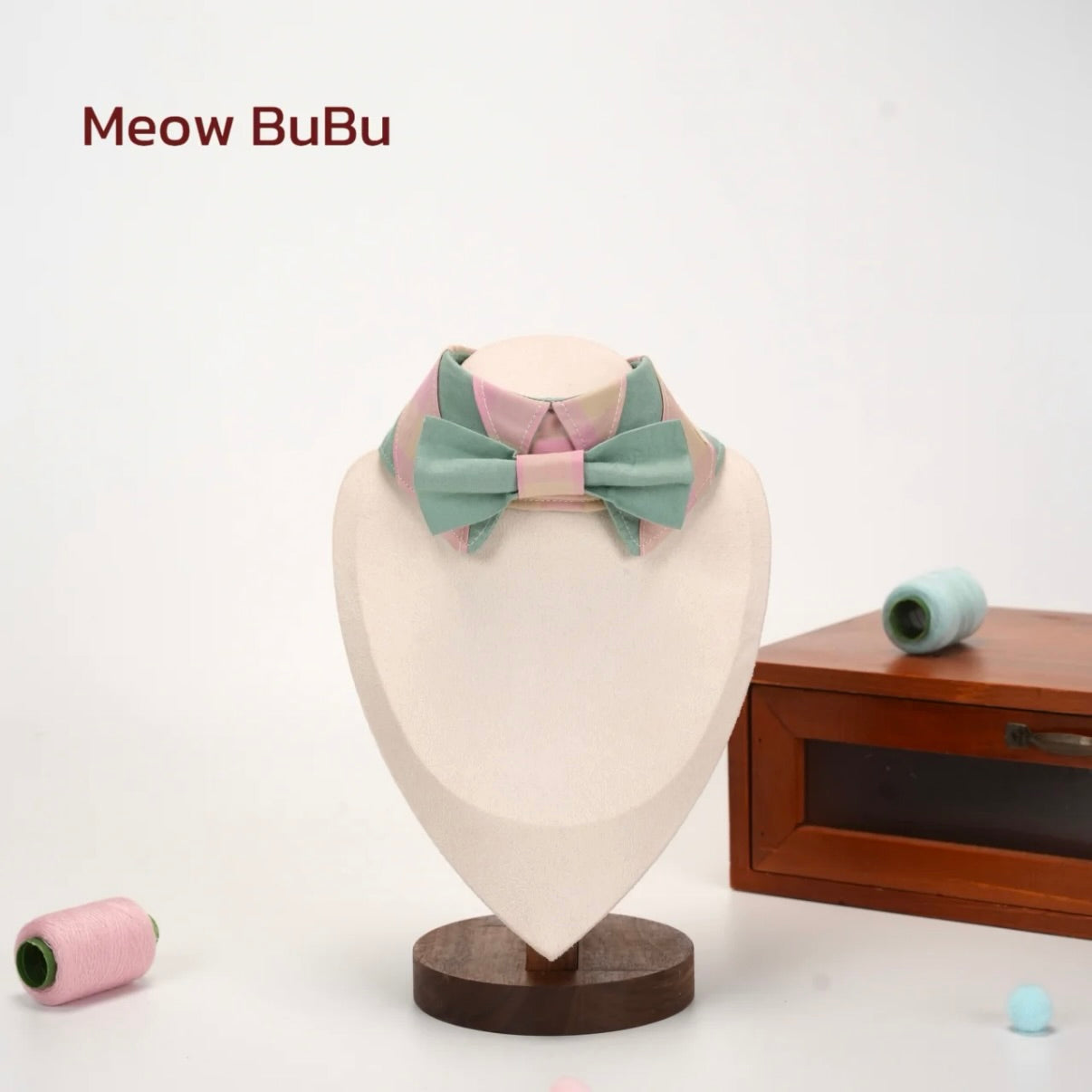 Meow BuBu Circus Sailor-Collar Pet Bib