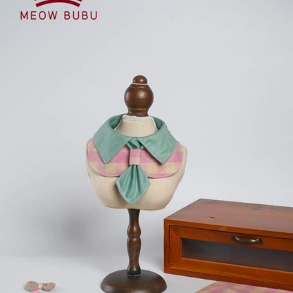 Babero para mascotas con cuello marinero Meow BuBu Circus