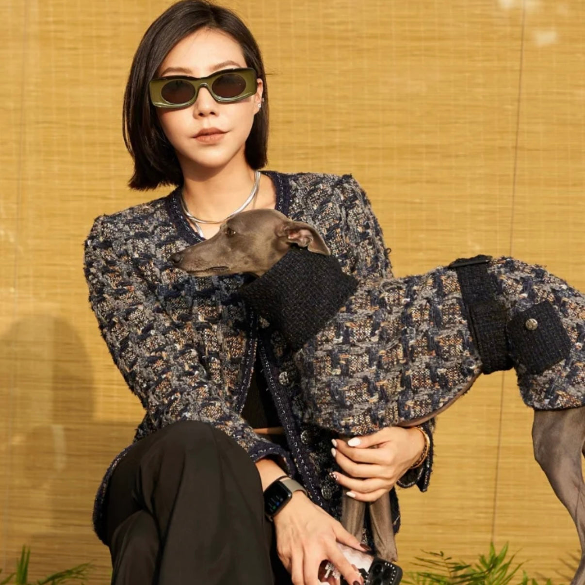 BONDIR Blurred Vision Matching Dog Coat