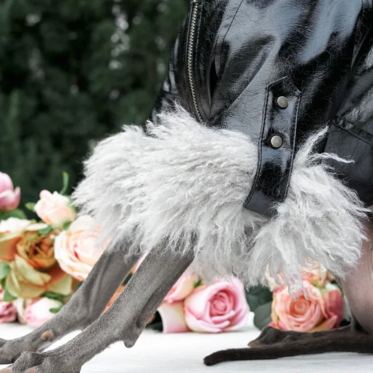 Luxury Faux Fur Dog Jacket