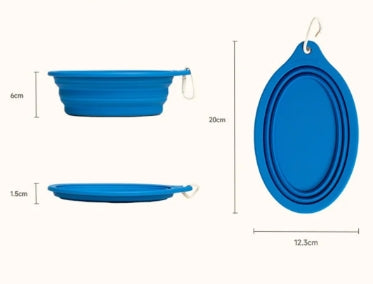 paaaata Foldable Wide-Ear Pet Bowl