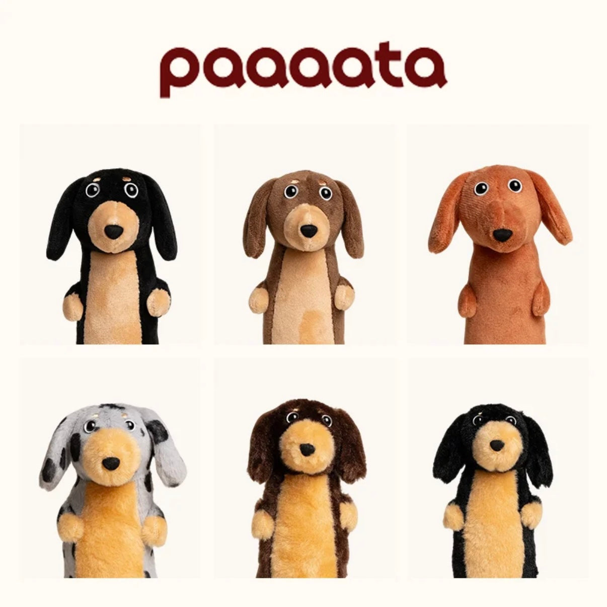paaaata Dachshund Plush Keychain