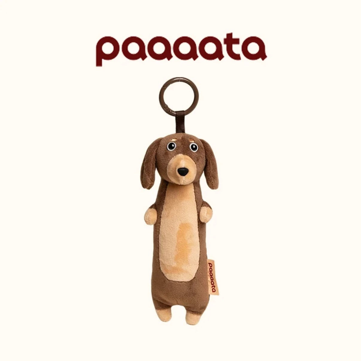 paaaata Dachshund Plush Keychain