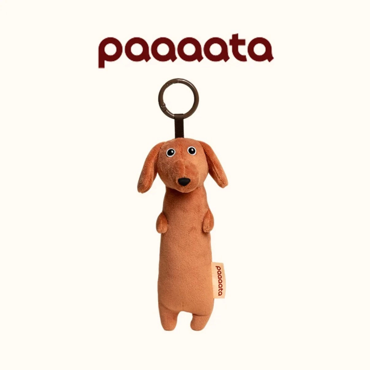 paaaata Dachshund Plush Keychain