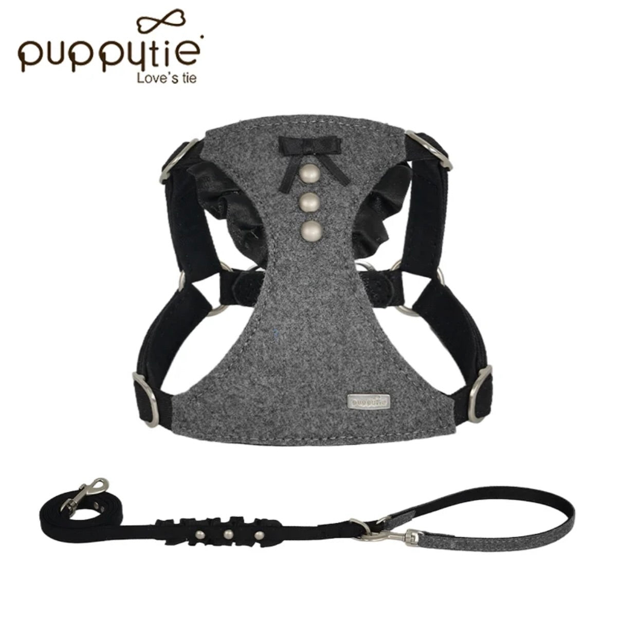 puppytie Luxury Dog Harness & Leash Set