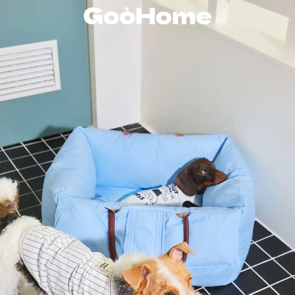 GooHome Easy-Clean Travel Pet Bed for Cars