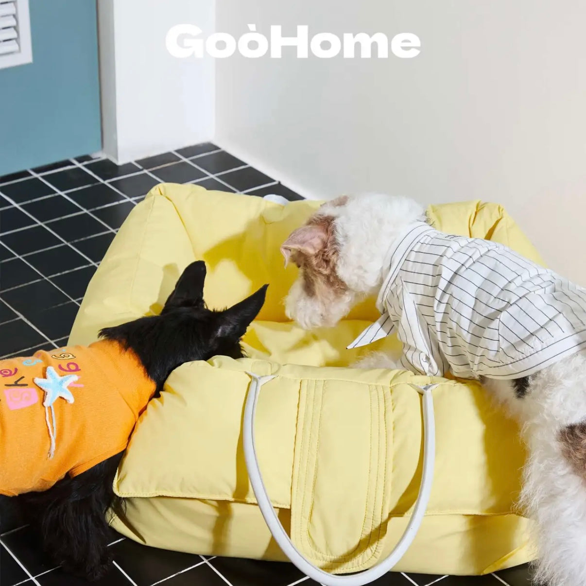GooHome Easy-Clean Travel Pet Bed for Cars