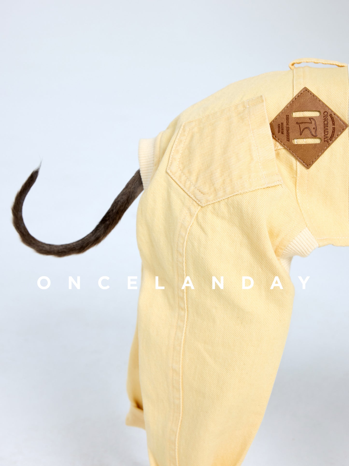 ONCELANDAY Fall Patchwork Washed Jeans for Whippets