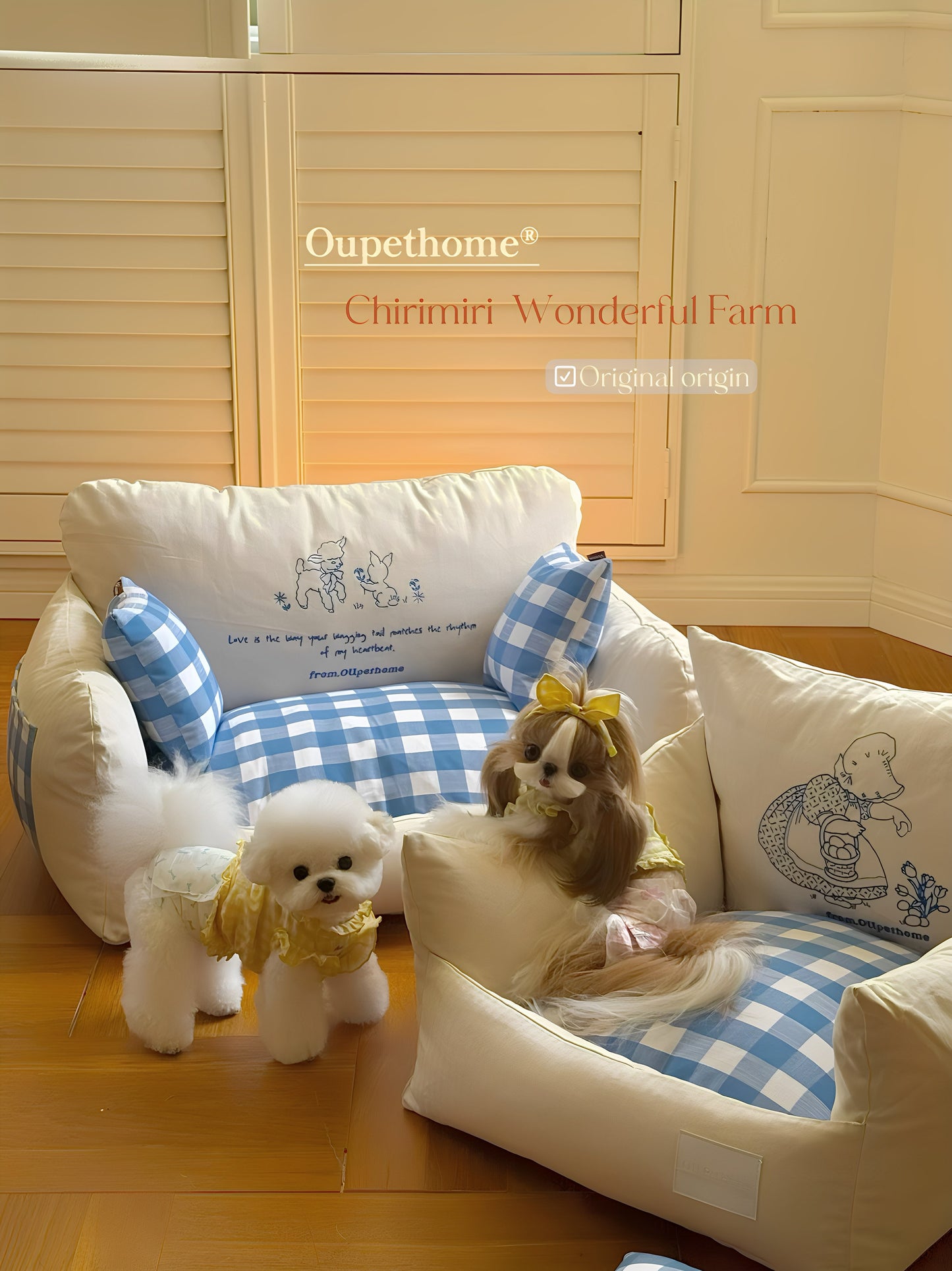 OU Wonderful Farm Pet Sofa Bed