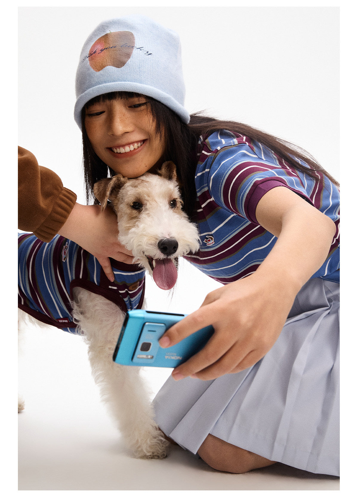 Jiangnan x andallpet Striped Vest Matching Set