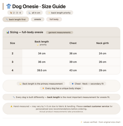 UPF50+ Cooling Dog Jumpsuit