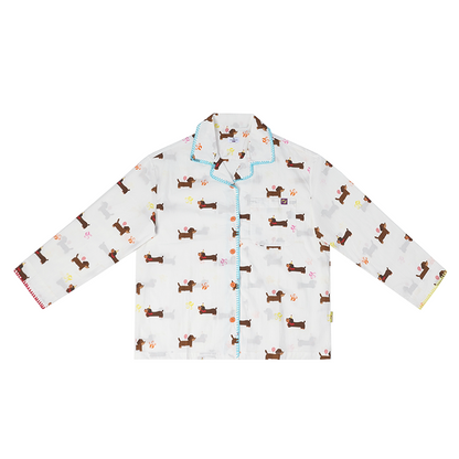 Pijamas a juego de algodón "Randall" para humanos y mascotas