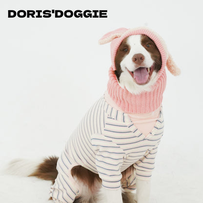 Warm Winter Dog Jumpsuit & Hat