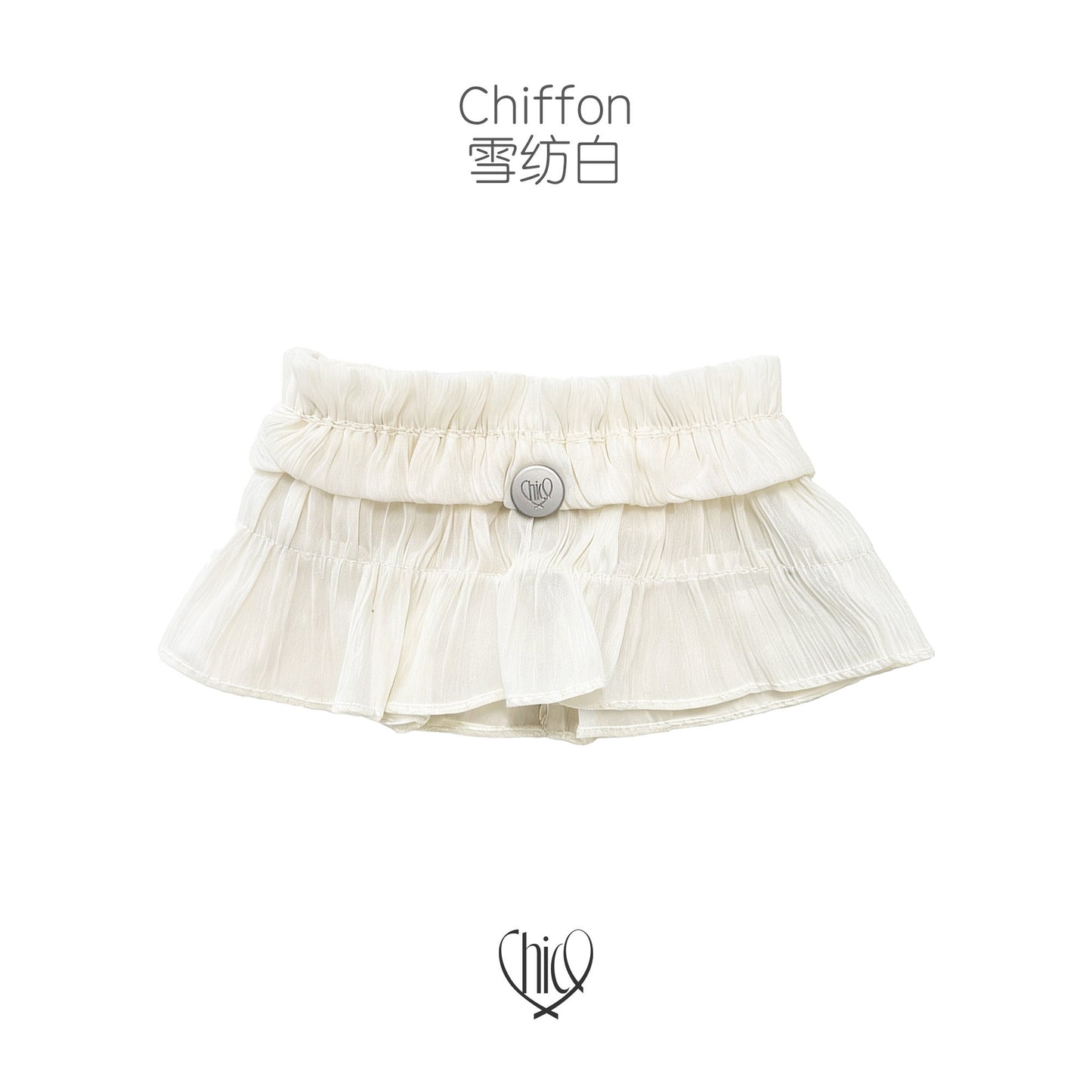 CHICO Pet Chiffon Ruffle Bib