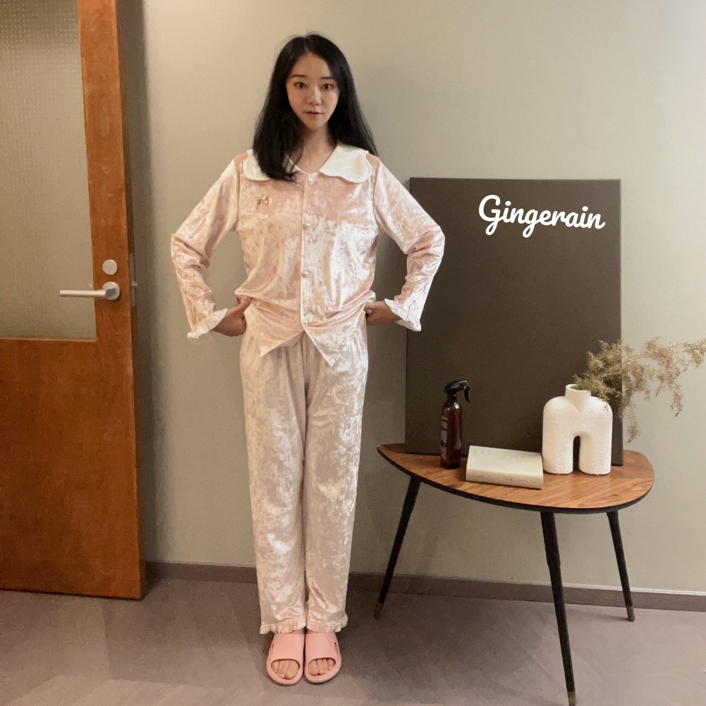 Velvet Thick Matching Pajamas for Owners & Cats