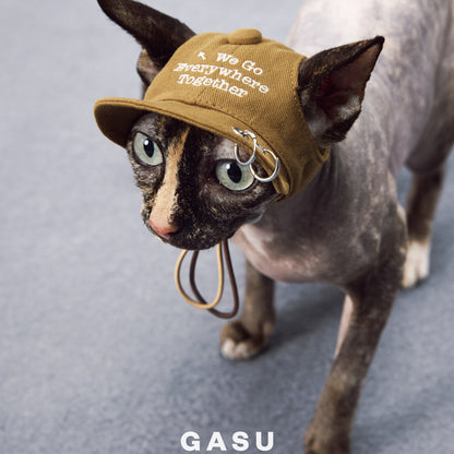 GASU®Moi Vintage Soft Baseball Cap for Dogs & Owners