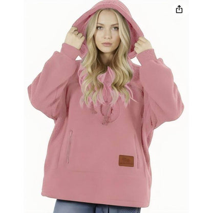 Sudadera con capucha gruesa 2 en 1 para humanos y mascotas