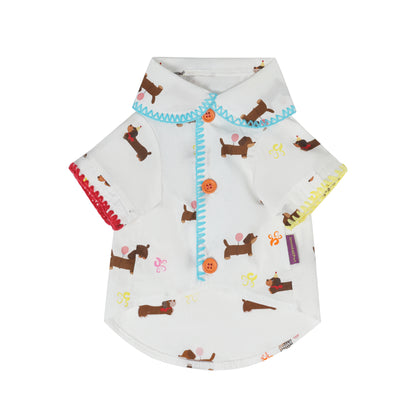 Pijamas a juego de algodón "Randall" para humanos y mascotas