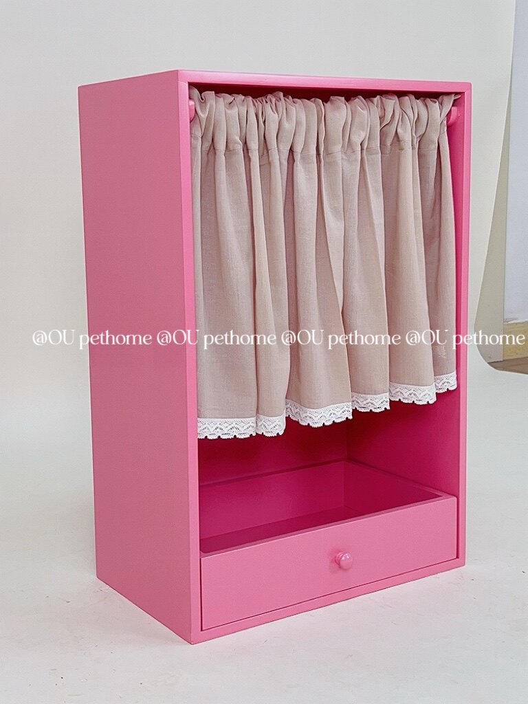 OU Solid Wood Pet Storage Cabinet