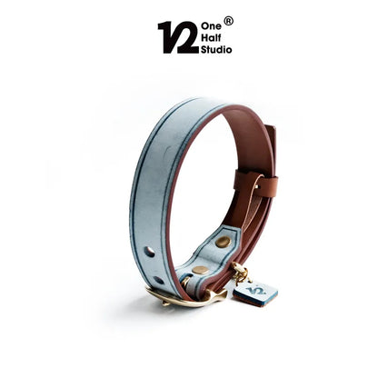 One Half Studio Salted Caramel Leather Collar