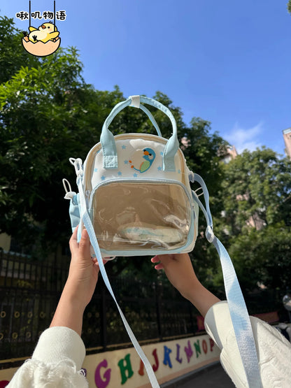 Multi-Way Parrot Carrier with Base Mesh