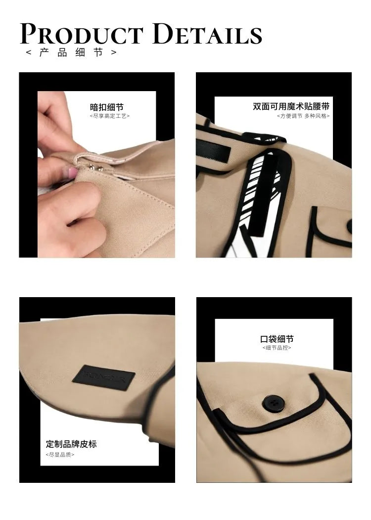 BONDIR Reversible Belted Trench Coat