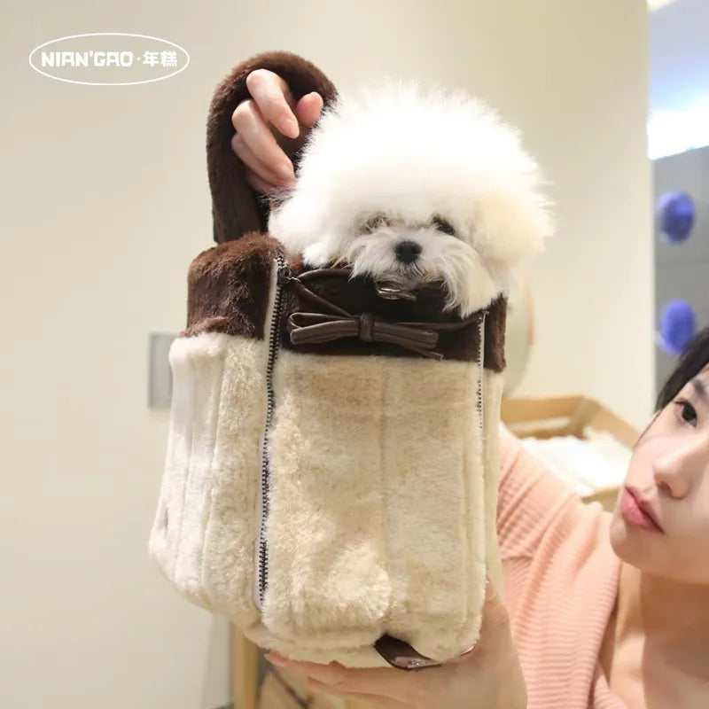 NIAN'GAO Thickened Warm Pet Carrier