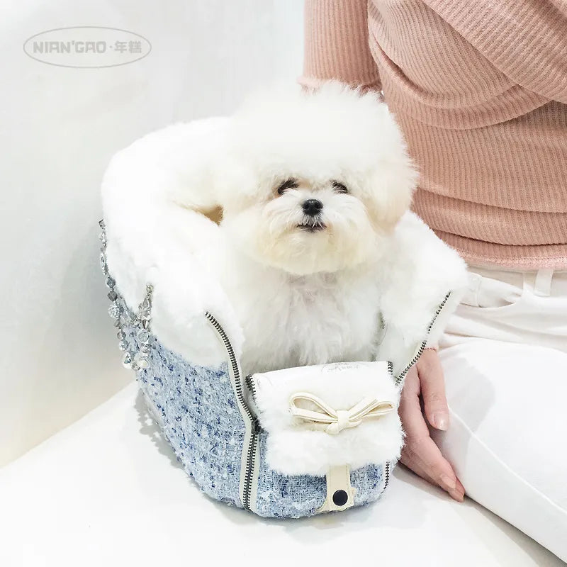 NIAN'GAO Thickened Warm Pet Carrier