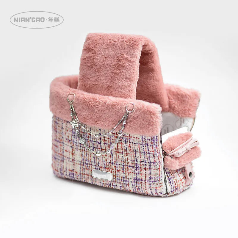 NIAN'GAO Thickened Warm Pet Carrier