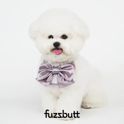 Babero para mascotas Fuzzbutt Satin French Bow