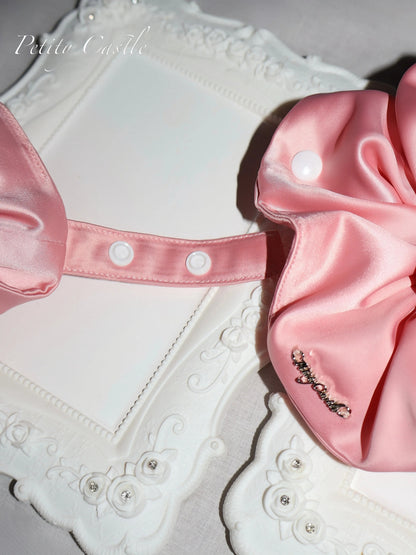 Petity Castle Dog Satin Scrunchie