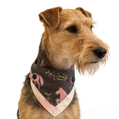 Reversible Detachable Four-Way Dog Bandana Bib