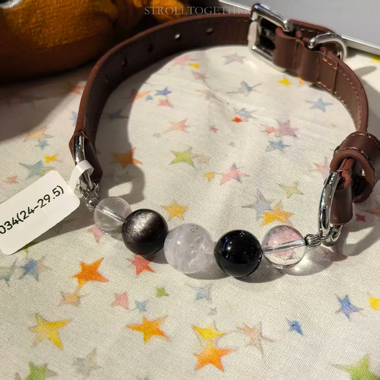 Matching Pet Crystal Collar & Owner Bracelet
