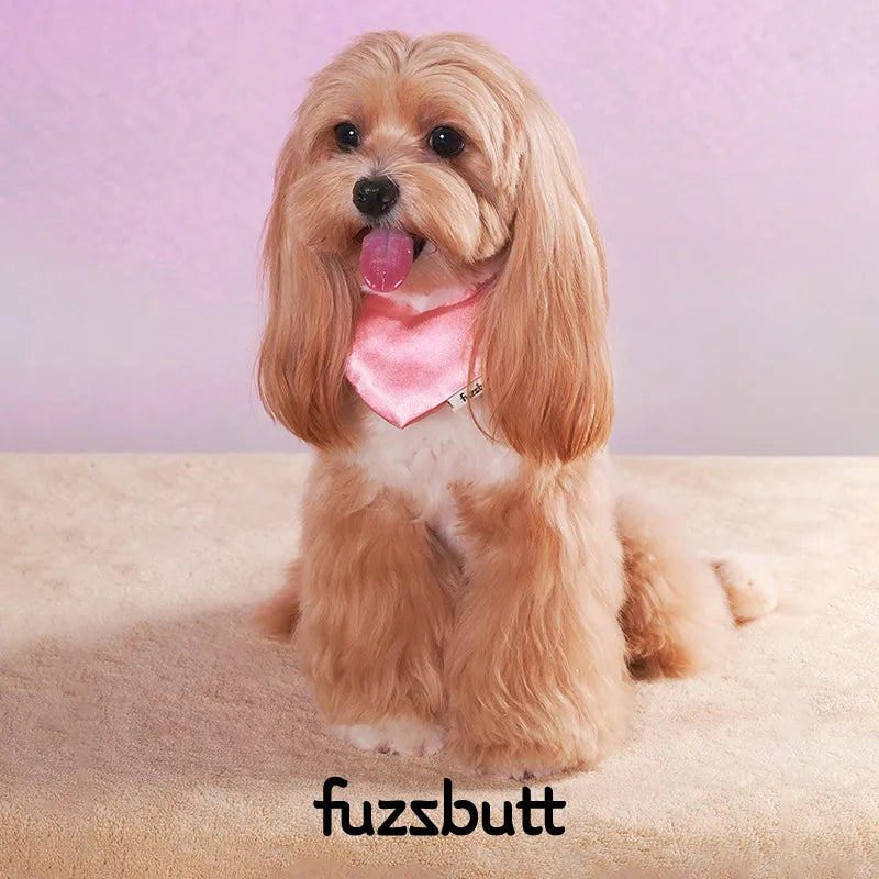 Fuzzbutt Satin Heart-Shaped Padded Bib