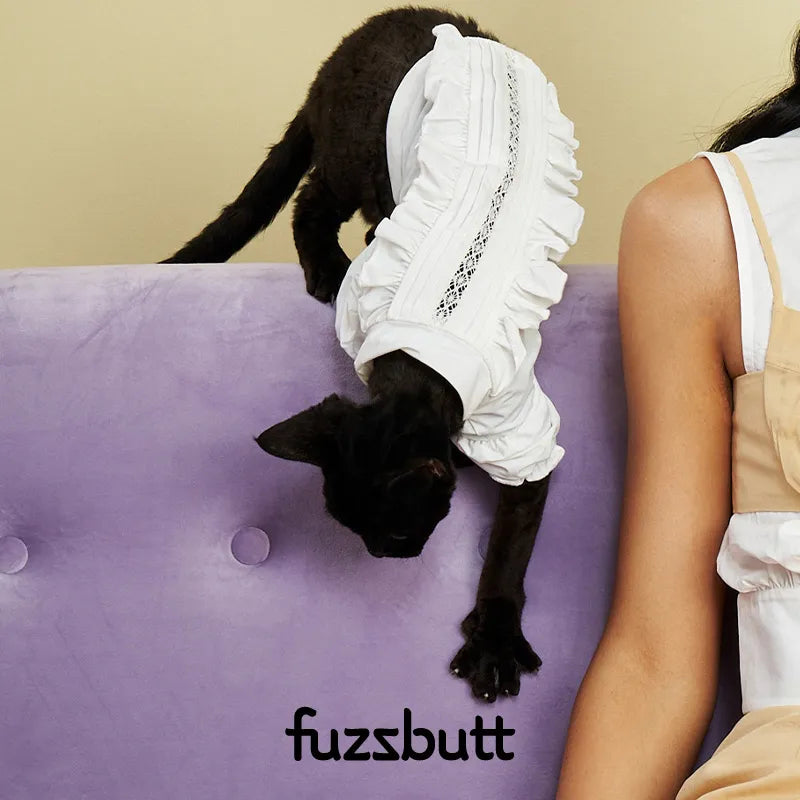Fuzzbutt French Collar Bubble Sleeve Shirt