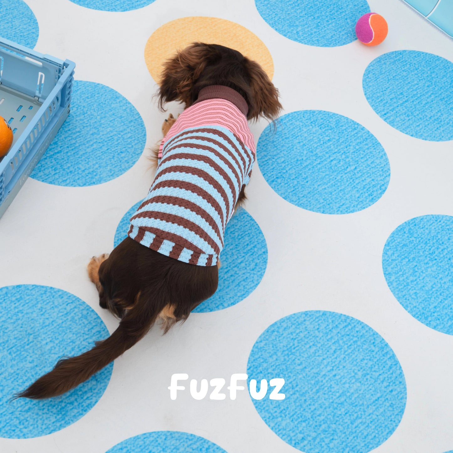 FuzFuz Striped Patchwork Pet Vest