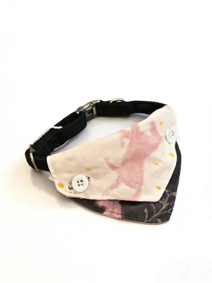 Reversible Detachable Four-Way Dog Bandana Bib