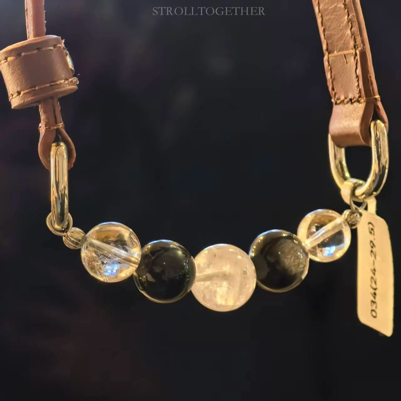 Matching Pet Crystal Collar & Owner Bracelet