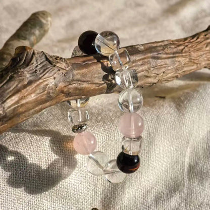 Rose Quartz Tiger Eye Pet Necklace Collar