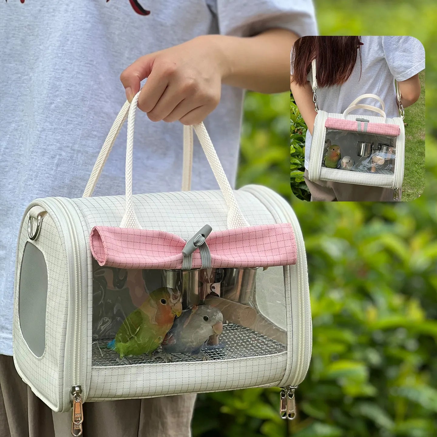 Multi-Use Parrot Travel Carrier
