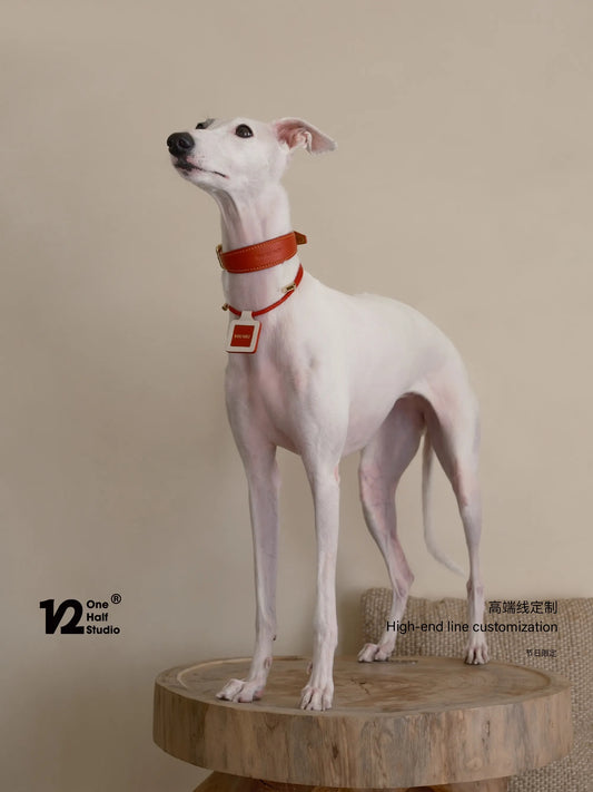 French Lambskin Red New Year Collar