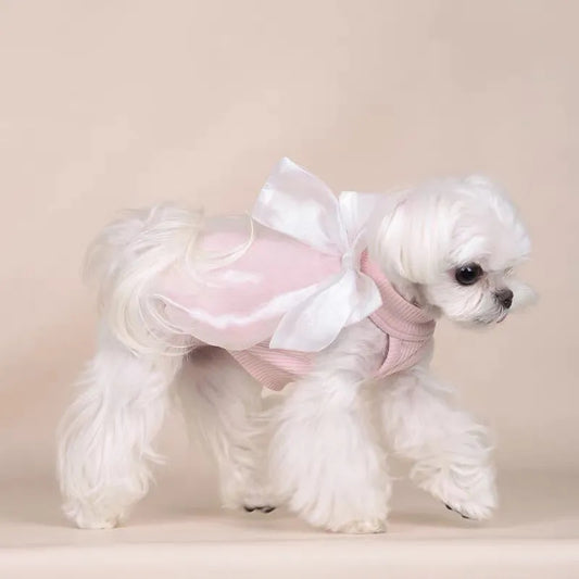 dotty lab. Halter Bow Bubble Vest
